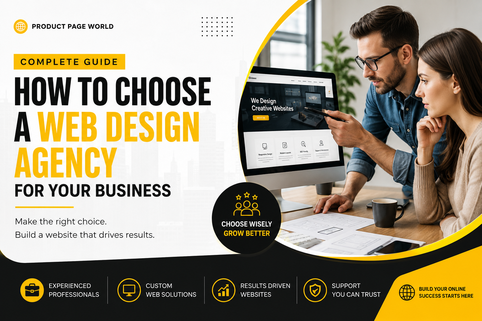 How to choose a web design agency for your business and build a professional website