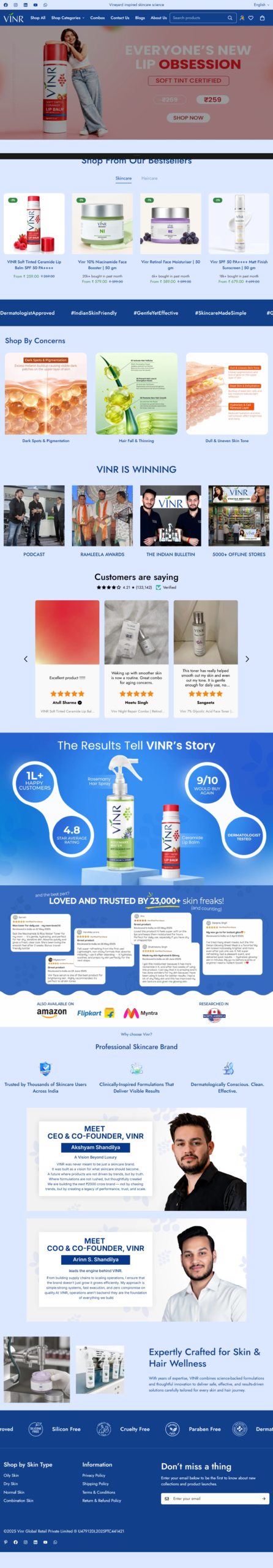 Before website mobile experience